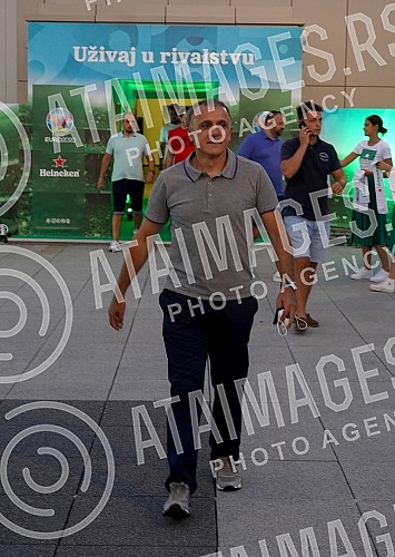 Organized by the Heineken brand, a viewing of the UEFA EURO 2020 final between Italy and England was organized on the roof of the Galerija shopping center, which opened this space for one event for the first time.U organizaciji brenda Heineken orga