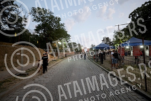 Performance of Rundek and the Team of the fourth, last day of the Exit Festival 2021 on the Main StageNastup Rundeka i Ekipe cetvrtog, poslednjeg dana Exit festivala 2021. na bini Main stage
