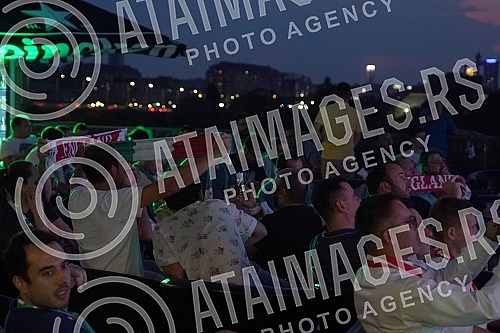 Organized by the Heineken brand, a viewing of the UEFA EURO 2020 final between Italy and England was organized on the roof of the Galerija shopping center, which opened this space for one event for the first time.U organizaciji brenda Heineken orga