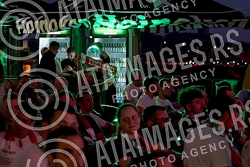 Organized by the Heineken brand, a viewing of the UEFA EURO 2020 final between Italy and England was organized on the roof of the Galerija shopping center, which opened this space for one event for the first time.U organizaciji brenda Heineken orga