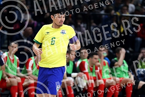 International friendly game futsal 