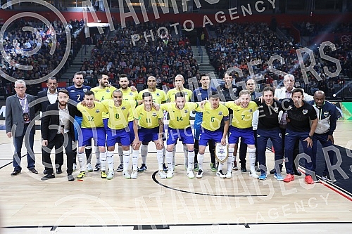 International friendly game futsal 