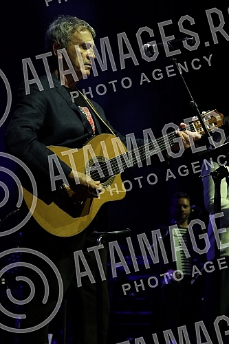 Greek singer Giorgos Dalaras held a concert in the mts hall at the opening of the 23rd edition of the Guitar Art Festival.Grcki pevac Jorgos Dalaras odrzao je koncert u mts dvorani na otvaranju 23. izdanja Guitar Art festivala.