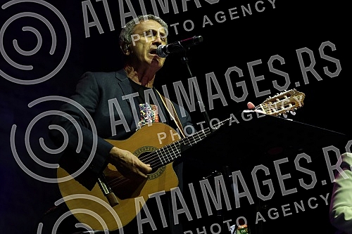 Greek singer Giorgos Dalaras held a concert in the mts hall at the opening of the 23rd edition of the Guitar Art Festival.Grcki pevac Jorgos Dalaras odrzao je koncert u mts dvorani na otvaranju 23. izdanja Guitar Art festivala.