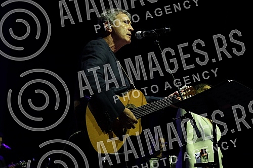 Greek singer Giorgos Dalaras held a concert in the mts hall at the opening of the 23rd edition of the Guitar Art Festival.Grcki pevac Jorgos Dalaras odrzao je koncert u mts dvorani na otvaranju 23. izdanja Guitar Art festivala.