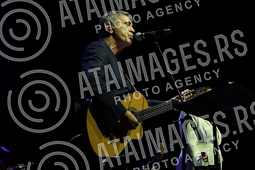 Greek singer Giorgos Dalaras held a concert in the mts hall at the opening of the 23rd edition of the Guitar Art Festival.Grcki pevac Jorgos Dalaras odrzao je koncert u mts dvorani na otvaranju 23. izdanja Guitar Art festivala.