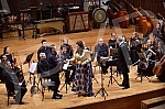 The chamber opera concert of Britney's Illumination was held in the Belgrade Philharmonic.Kamerni operski koncert Britnove Iluminacije odrzan je u Beogradskoj filharmoniji.