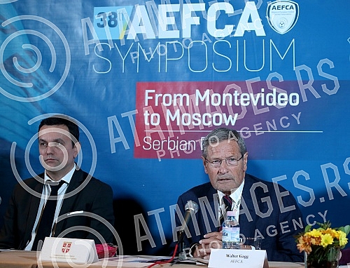 Press conference on the occasion of the 38th AEFCA Symposium.Pres konferencija povodom pocetka 38 AEFCA simpozijuma.