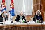 The first meeting of the Working group for the development of the national strategy for the prevention and suppression of violence against women in the family and partnerships 2020-2025 was held at the Palace of Serbia. and the accompanying action pl