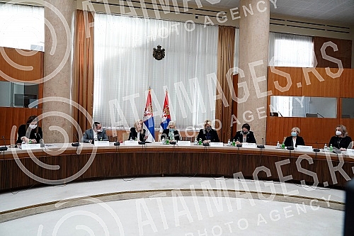The first meeting of the Working group for the development of the national strategy for the prevention and suppression of violence against women in the family and partnerships 2020-2025 was held at the Palace of Serbia. and the accompanying action pl