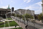 View of Belgrade from the terrace of the Ceremonial Hall of the Belgrade City Assembly.Pogled na Beograd sa terase  Svecane sale Skupstine grada Beograda. 