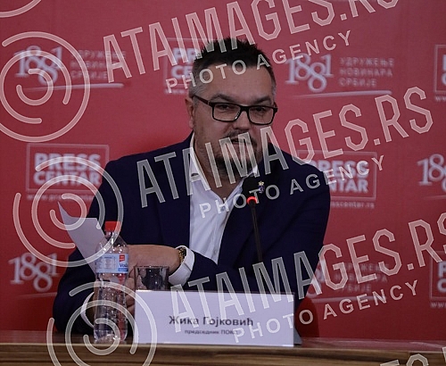 Signing of the coalition agreement between the Serbian Movement Dveri and the Movement for the Renewal of the Kingdom of Serbia for the upcoming parliamentary, presidential and Belgrade elections.Potpisivanje koalicionog sporazuma izmedju Srpskog p