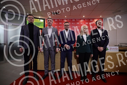 Signing of the coalition agreement between the Serbian Movement Dveri and the Movement for the Renewal of the Kingdom of Serbia for the upcoming parliamentary, presidential and Belgrade elections.Potpisivanje koalicionog sporazuma izmedju Srpskog p