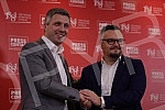 Signing of the coalition agreement between the Serbian Movement Dveri and the Movement for the Renewal of the Kingdom of Serbia for the upcoming parliamentary, presidential and Belgrade elections.Potpisivanje koalicionog sporazuma izmedju Srpskog p