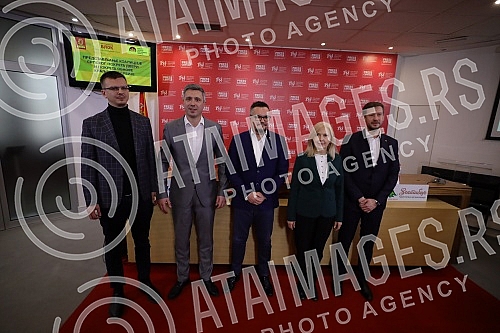 Signing of the coalition agreement between the Serbian Movement Dveri and the Movement for the Renewal of the Kingdom of Serbia for the upcoming parliamentary, presidential and Belgrade elections.Potpisivanje koalicionog sporazuma izmedju Srpskog p