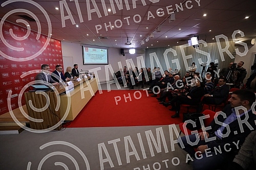 Signing of the coalition agreement between the Serbian Movement Dveri and the Movement for the Renewal of the Kingdom of Serbia for the upcoming parliamentary, presidential and Belgrade elections.Potpisivanje koalicionog sporazuma izmedju Srpskog p