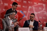 Signing of the coalition agreement between the Serbian Movement Dveri and the Movement for the Renewal of the Kingdom of Serbia for the upcoming parliamentary, presidential and Belgrade elections.Potpisivanje koalicionog sporazuma izmedju Srpskog p