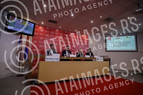 Signing of the coalition agreement between the Serbian Movement Dveri and the Movement for the Renewal of the Kingdom of Serbia for the upcoming parliamentary, presidential and Belgrade elections.Potpisivanje koalicionog sporazuma izmedju Srpskog p