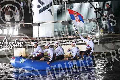 The World Rafting Championship was officially opened in Banja Luka at the location below the Kastel Fortress, and 62 teams from 22 countries will take part in this competition. With a magnificent program, with special light effects and 