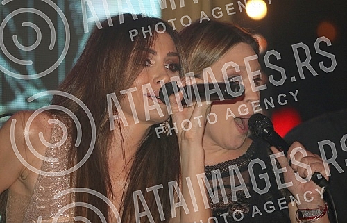 Performance of Emina Jahovic held in night club Casina.Nastup Emina Jahovic odrzan u nocnom klubu Kasina.