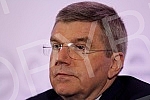 Poseta Tomasa Baha (Thomas Bach) predsednika Medjunarodnog Olimpijskog komiteta (International Olympic Committe) Beogradu. Konferencija odrzana u Crowne Plaza.