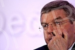 Poseta Tomasa Baha (Thomas Bach) predsednika Medjunarodnog Olimpijskog komiteta (International Olympic Committe) Beogradu. Konferencija odrzana u Crowne Plaza.