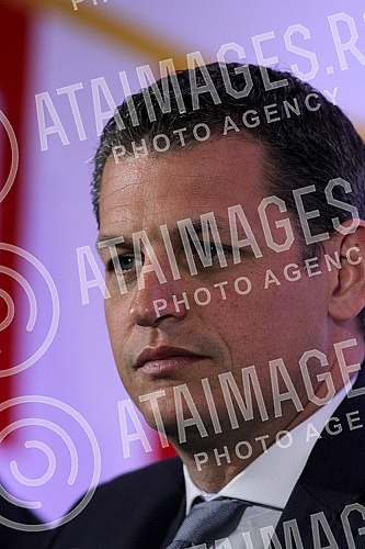 Poseta Tomasa Baha (Thomas Bach) predsednika Medjunarodnog Olimpijskog komiteta (International Olympic Committe) Beogradu. Konferencija odrzana u Crowne Plaza.