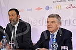 Poseta Tomasa Baha (Thomas Bach) predsednika Medjunarodnog Olimpijskog komiteta (International Olympic Committe) Beogradu. Konferencija odrzana u Crowne Plaza.