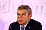Poseta Tomasa Baha (Thomas Bach) predsednika Medjunarodnog Olimpijskog komiteta (International Olympic Committe) Beogradu. Konferencija odrzana u Crowne Plaza.