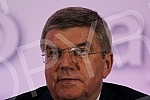 Poseta Tomasa Baha (Thomas Bach) predsednika Medjunarodnog Olimpijskog komiteta (International Olympic Committe) Beogradu. Konferencija odrzana u Crowne Plaza.