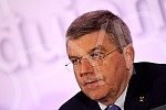 Poseta Tomasa Baha (Thomas Bach) predsednika Medjunarodnog Olimpijskog komiteta (International Olympic Committe) Beogradu. Konferencija odrzana u Crowne Plaza.