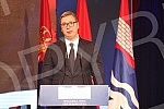 The President of Serbia, Aleksandar Vucic, paid a visit to Banja Luka, where he talked with the highest officials, attended a meeting of the High council for cooperation between RS and Serbia, and was presented with the key to the City and the Charte