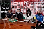 Measurement of boxers in the premises of the Red Star Sports Association before the match at the 