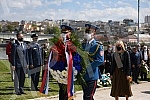 State wreath-laying ceremony and state and military honors to mark Holocaust Remembrance Day, genocide and other victims of World War II fascism at the Monument to the Victims of World War II Genocide within the former Nazi death camp complex, 