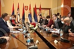 The President of Serbia, Aleksandar Vucic, paid a visit to Banja Luka, where he talked with the highest officials, attended a meeting of the High council for cooperation between RS and Serbia, and was presented with the key to the City and the Charte