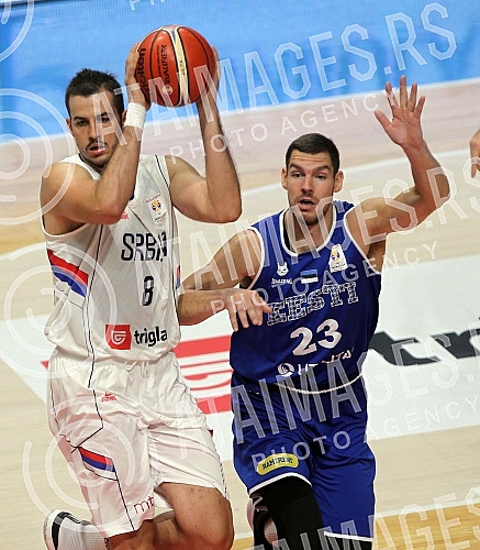 Basketball match, in the second round of qualifications for the 2019 World Championship between Serbia and Estonia, was played in the hall 