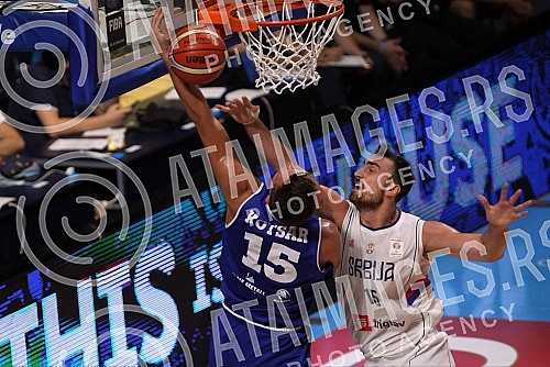 Basketball match, in the second round of qualifications for the 2019 World Championship between Serbia and Estonia, was played in the hall 