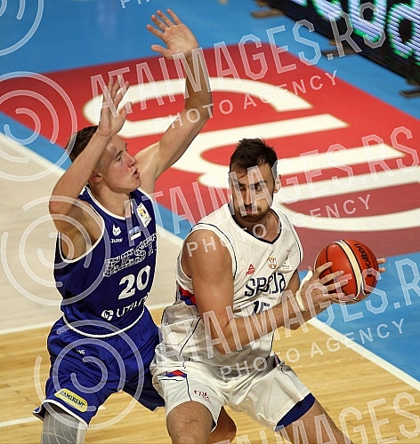 Basketball match, in the second round of qualifications for the 2019 World Championship between Serbia and Estonia, was played in the hall 