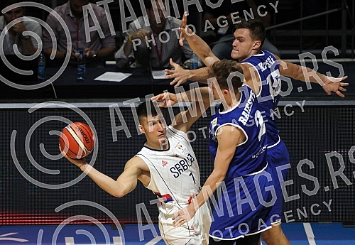 Basketball match, in the second round of qualifications for the 2019 World Championship between Serbia and Estonia, was played in the hall 