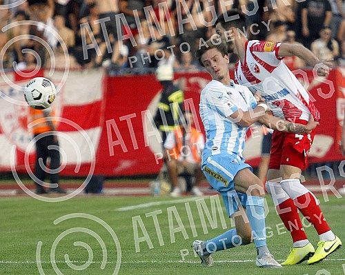 The match of the third round of the Linglong Tire Super League of Serbia between FK Spartak Zdrepceva krv and FK Crvena zvezda played at the City Stadium.Utakmica treceg kola Linglong Tire Super liga Srbije izmedju FK Spartak Zdrepceva krv i FK Crv