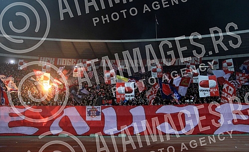 Utakmica 21. kola Super lige Srbije izmedju FK Crvena Zvezda i FK Radnik Surdulica odigrana na stadionu Rajko Mitic.