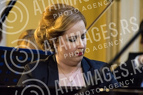 The Nis Symphony Orchestra, conducted by the dean of the Low Faculty of Arts Milena Injac and with the soloist, one of the most important Serbian pianists, Marija Ivanovic, performed  Schubert's  Fantasy in F minor for the first time in the Balkans a