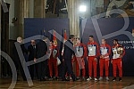 The President of the Republic of Serbia, Aleksandar Vucic, received the winners of gold medals at the European Boxing Championships, Vahid Abasov and Artyom Ageyev, as well as members of the delegation of the Boxing Federation of Serbia and the Olymp