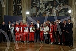 The President of the Republic of Serbia, Aleksandar Vucic, received the winners of gold medals at the European Boxing Championships, Vahid Abasov and Artyom Ageyev, as well as members of the delegation of the Boxing Federation of Serbia and the Olymp