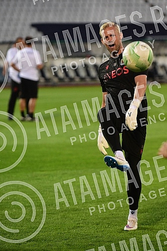 The players of FC Nice held a training session on the occasion of the upcoming Conference League match against FC Partizan.Igraci FK Nice odrzali su trening povodom predstojeceg meca Lige konferencija koji igraju protiv FK Partizan.