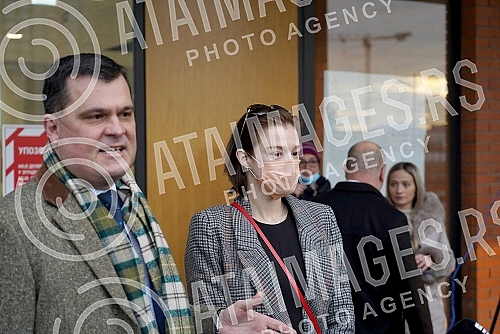 Milena Radulovic gave a statement to the Higher Public Prosecutor's Office regarding the case in which Miroslav Mike Aleksic was accused of sexually harassing and raping his students.Milena Radulovic je u Visem javnom tuzilastvu dala izjavu povodom