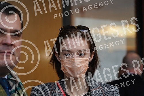 Milena Radulovic gave a statement to the Higher Public Prosecutor's Office regarding the case in which Miroslav Mike Aleksic was accused of sexually harassing and raping his students.Milena Radulovic je u Visem javnom tuzilastvu dala izjavu povodom