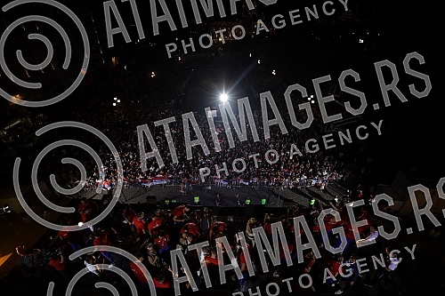 On the plateau in front of the City Assembly of Belgrade, a reception was organized for the members of the Serbian Olympic team who won nine medals at the Games in Tokyo, and the Olympians addressed the audience from the balcony of the City Assembly.