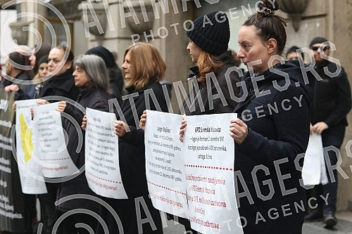 In Knez Mihailova Street, an action in black and silent 