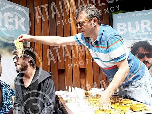 Gathering with the brothers Trifunovic - Sergei and Bane, which was organized at the restaurant 